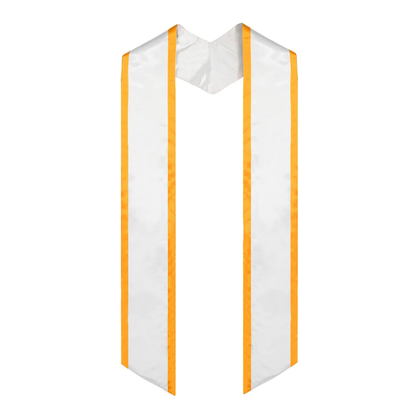 Greek Multi-Color Printed Graduation Stole with Crest - DIG