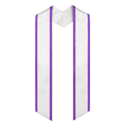 Greek Multi-Color Printed Graduation Stole with Crest - DIG