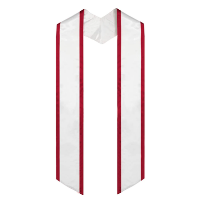 Greek Multi-Color Printed Graduation Stole with Crest - DIG