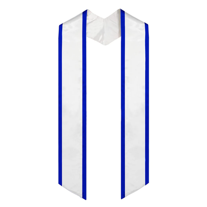 Greek Multi-Color Printed Graduation Stole with Crest - DIG