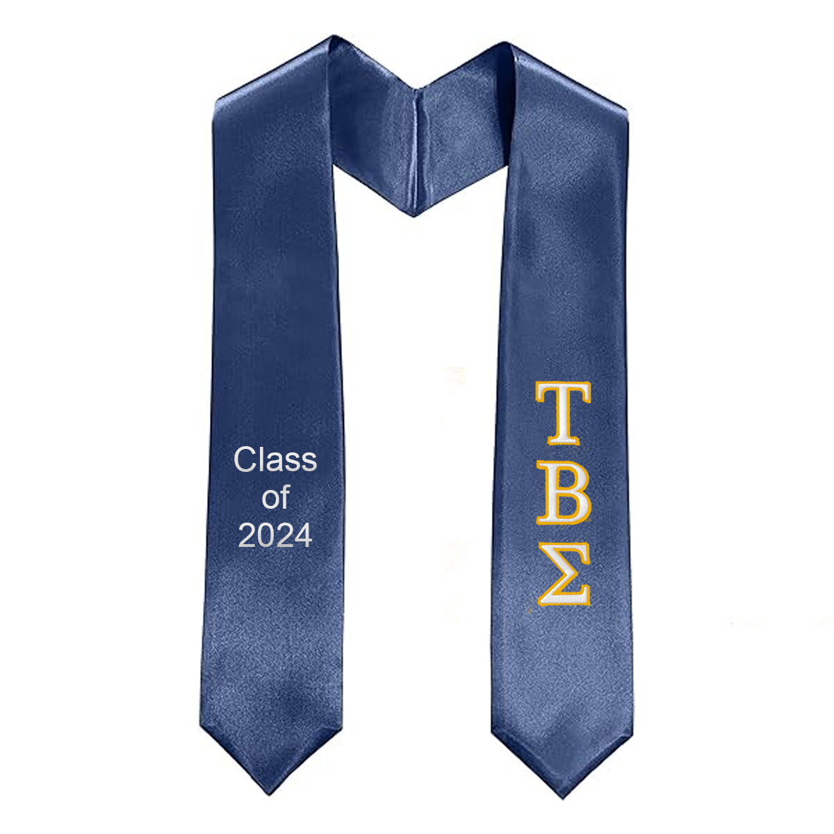 Greek Graduation Stole with Embroidery - EMB