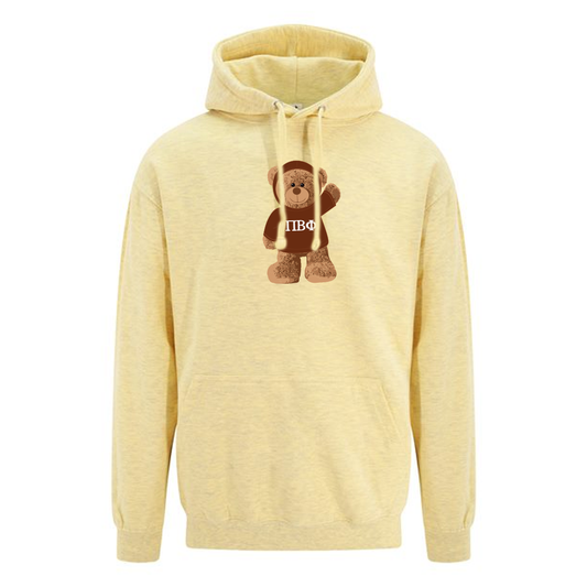 Printed Teddy Bear Surf Hoodie Design
