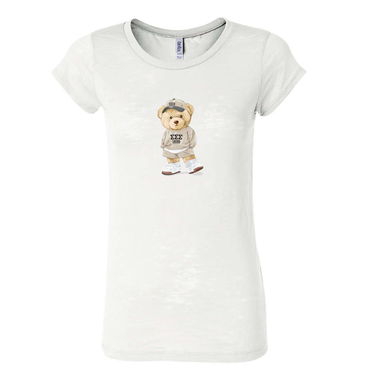 Teddy Bear with Hat Printed Design
