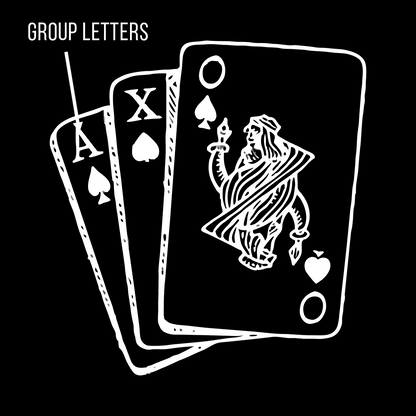 Sorority Card Design Crop Half Zip and Sweatpants Package Deal