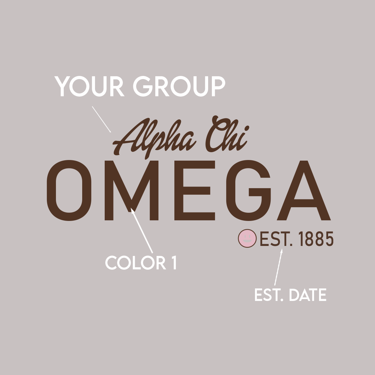 Sorority Lightweight Fleece Raglan Hoodie, Script Smily Font & Established Design