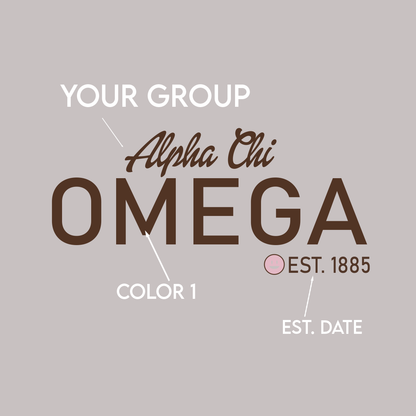 Sorority Lightweight Fleece Raglan Hoodie, Script Smily Font & Established Design