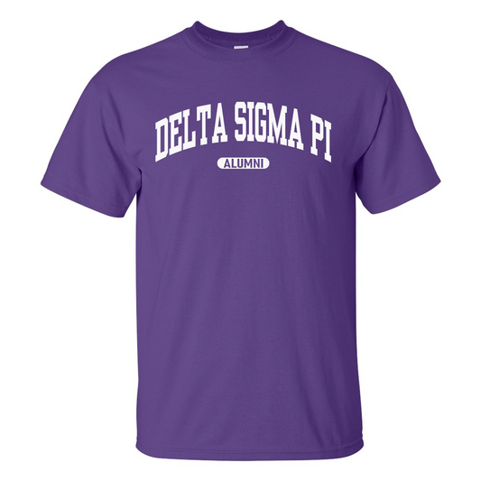 Delta Sigma Pi Vertical Alumni Printed Design