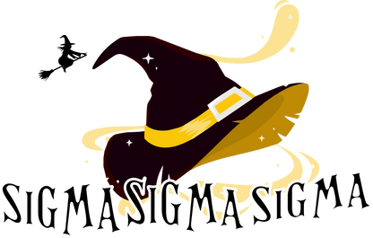 Sorority Cotton T-Shirt, Witch Hat Design