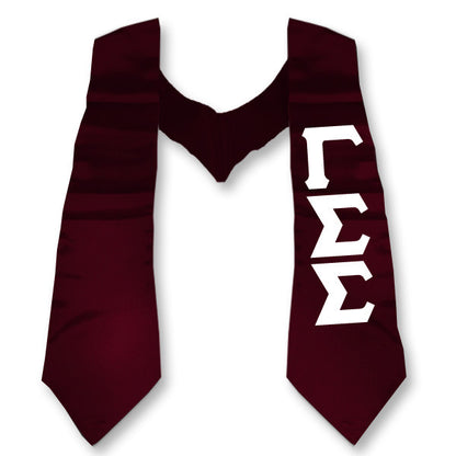Gamma Sigma Sigma Printed Budget Graduation Stole - CAD