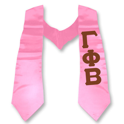 Gamma Phi Beta Printed Budget Graduation Stole - CAD