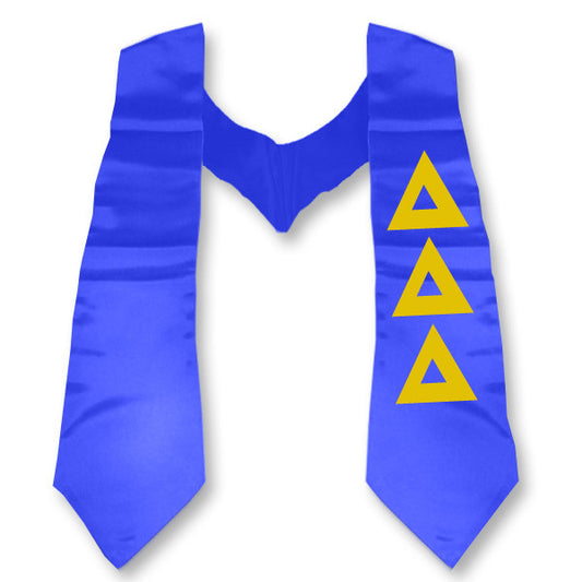 Delta Delta Delta Printed Budget Graduation Stole - CAD