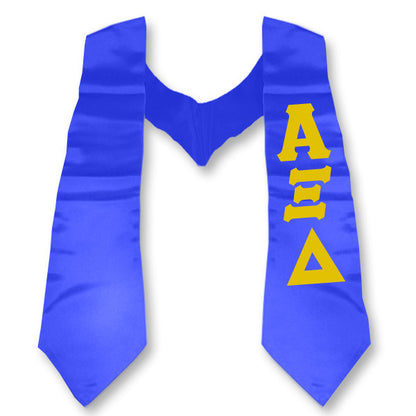 Alpha Xi Delta Printed Budget Graduation Stole - CAD