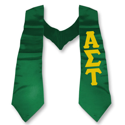 Alpha Sigma Tau Printed Budget Graduation Stole - CAD