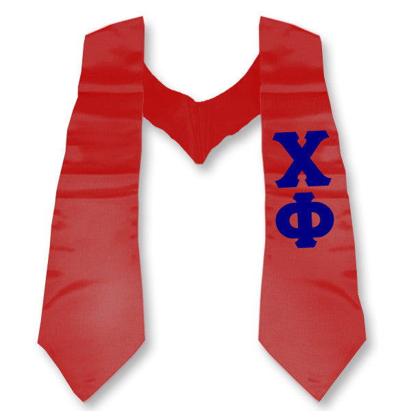 Chi Phi Printed Budget Graduation Stole - CAD