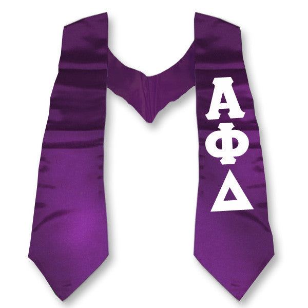 Alpha Phi Delta Printed Budget Graduation Stole - CAD