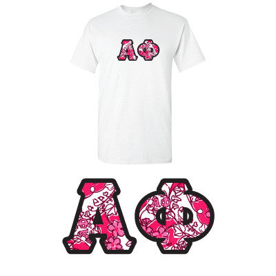 Sorority Printed Pattern T-Shirt - Gildan 5000 - DIG