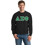 Delta Sigma Phi Fraternity 8oz Crewneck Sweatshirt - G180 - TWILL