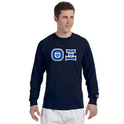 Theta Xi Champion Long-Sleeve Tee - Champion CC8C - TWILL
