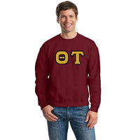 Theta Tau Fraternity 8oz Crewneck Sweatshirt - G180 - TWILL