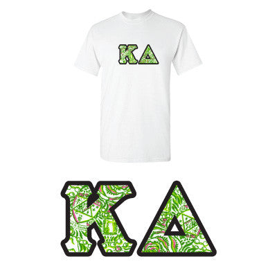 Sorority Printed Pattern T-Shirt - Gildan 5000 - DIG