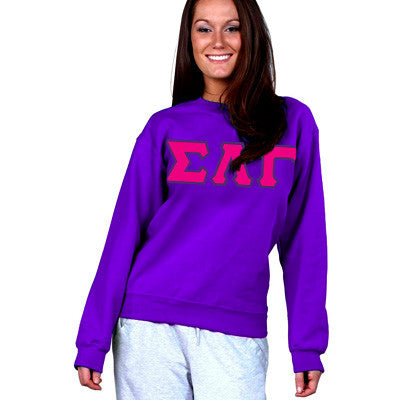 Sigma Lambda Gamma Sorority 8oz Crewneck Sweatshirt - G180 - TWILL