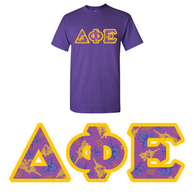 Sorority Printed Pattern T-Shirt - Gildan 5000 - DIG