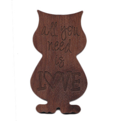 Wooden Slogan Symbols - 329