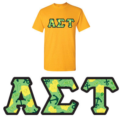 Sorority Printed Pattern T-Shirt - Gildan 5000 - DIG