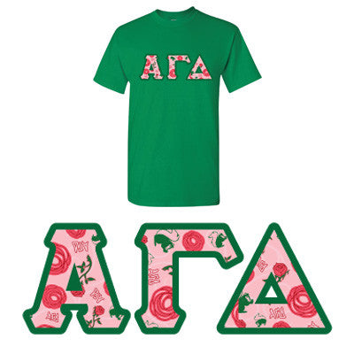 Sorority Printed Pattern T-Shirt - Gildan 5000 - DIG