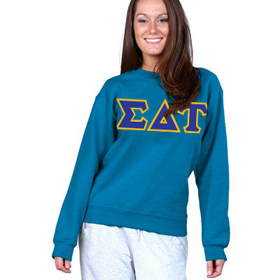 Sigma Delta Tau Sorority 8oz Crewneck Sweatshirt - G180 - TWILL