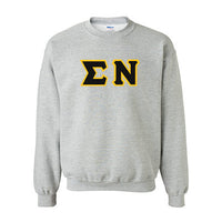 Sigma Nu Fraternity Standards Crewneck Sweatshirt - Gildan 18000 - Twill