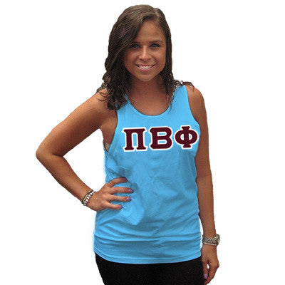 Pi Beta Phi Sorority Tank Top - Next Level 3633 - TWILL