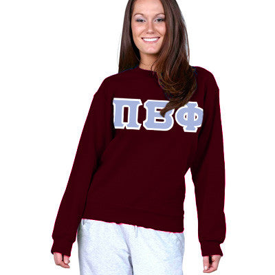 Pi Beta Phi Sorority 8oz Crewneck Sweatshirt - G180 - TWILL
