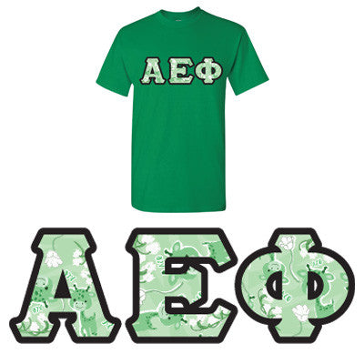 Sorority Printed Pattern T-Shirt - Gildan 5000 - DIG