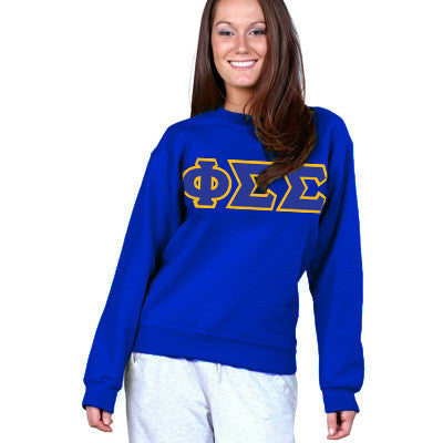 Phi Sigma Sigma Sorority 8oz Crewneck Sweatshirt - G180 - TWILL