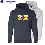 Sigma Chi Champion Powerblend® Hoodie, 2-Pack Bundle Deal - Champion S700 - TWILL