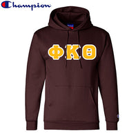 Phi Kappa Theta Champion Hooded Sweatshirt - Champion S700 - TWILL