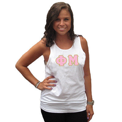 Phi Mu Sorority Tank Top - Next Level 3633 - TWILL