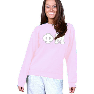 Phi Mu Sorority 8oz Crewneck Sweatshirt - G180 - TWILL