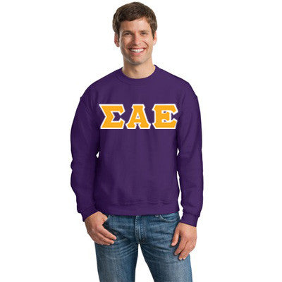 Sigma Alpha Epsilon Fraternity 8oz Crewneck Sweatshirt - G180 - TWILL