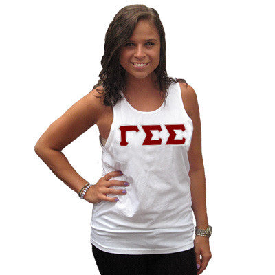 Gamma Sigma Sigma Sorority Tank Top - Next Level 3633 - TWILL