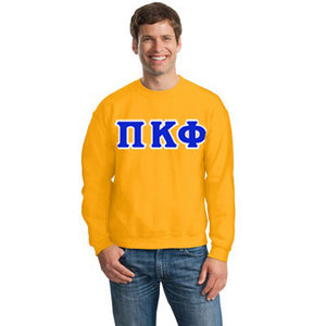 Pi Kappa Phi Fraternity 8oz Crewneck Sweatshirt - G180 - TWILL