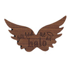 Wooden Slogan Symbols - 329