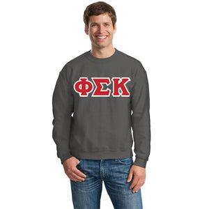 Phi Sigma Kappa Fraternity 8oz Crewneck Sweatshirt - G180 - TWILL
