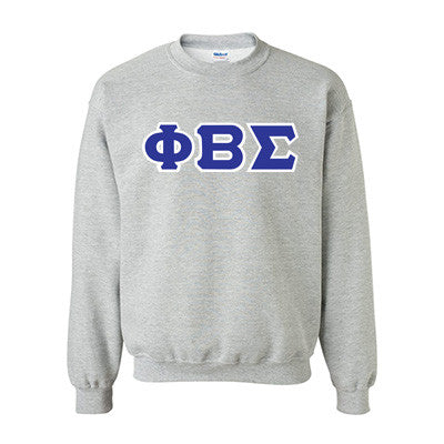 Phi Beta Sigma Fraternity Standards Crewneck Sweatshirt - Gildan 18000 - Twill