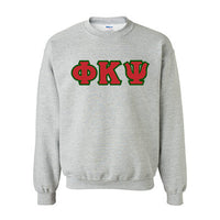 Phi Kappa Psi Fraternity Standards Crewneck Sweatshirt - Gildan 18000 - Twill