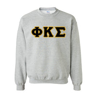 Phi Kappa Sigma Fraternity Standards Crewneck Sweatshirt - Gildan 18000 - Twill