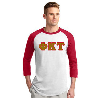 Phi Kappa Tau Raglan Baseball Tee - T200 - TWILL