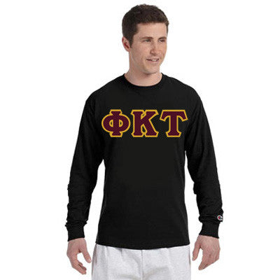 Phi Kappa Tau Champion Long-Sleeve Tee - Champion CC8C - TWILL
