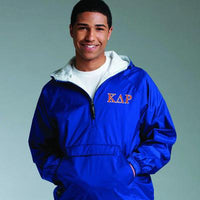 Greek Pullover Jacket with 2-Color Embroidery - Charles River 9905 - EMB